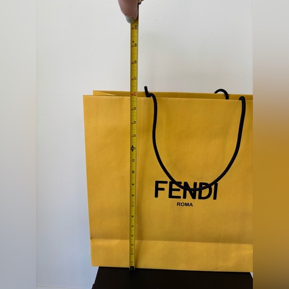Fendi Yellow Shopping Bag - Picture 6 of 7